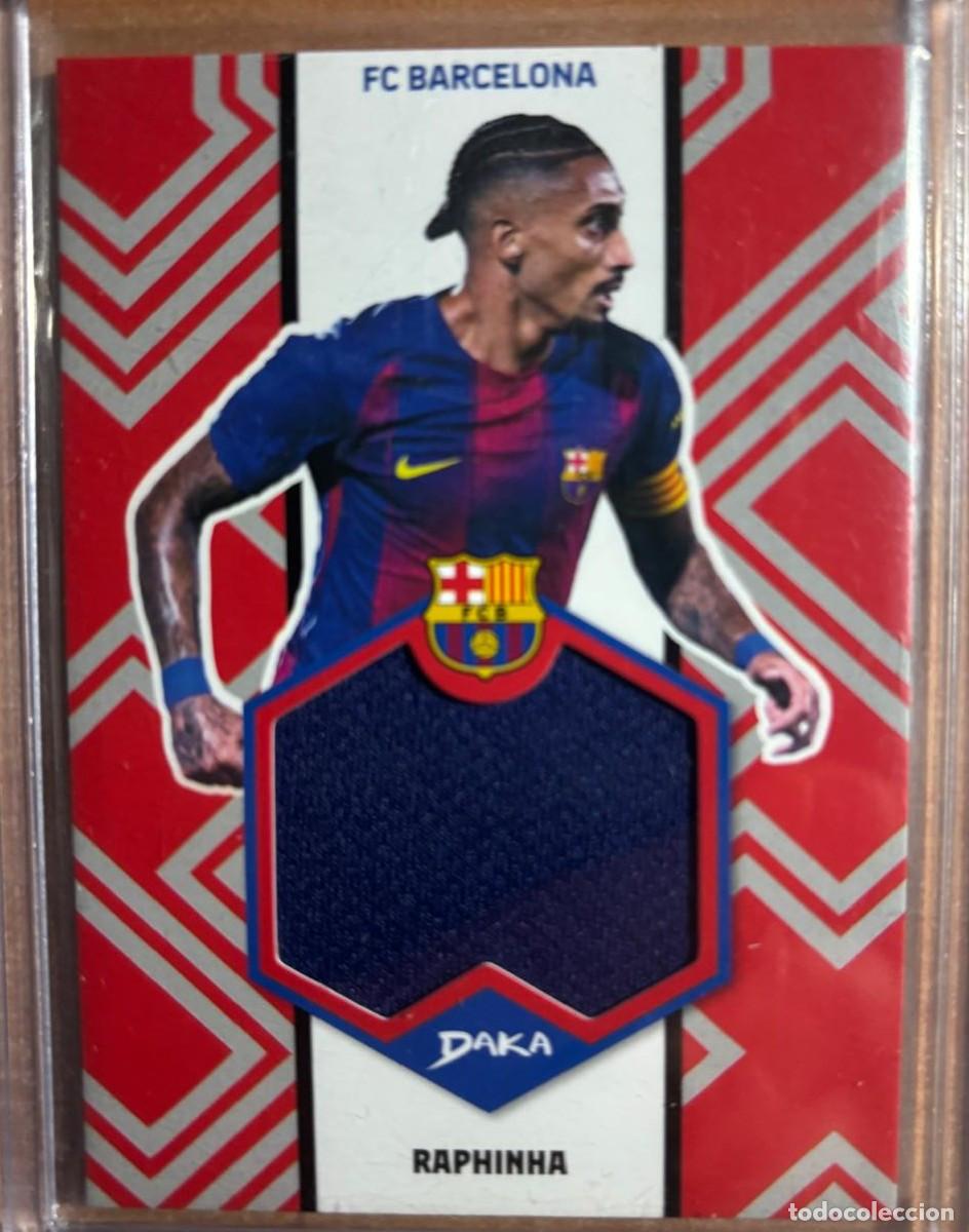 Cromos de f&uacute;tbol: DAKA RELIC CARD 2025 RAPHINHA (FC BARCELONA) PARCHE