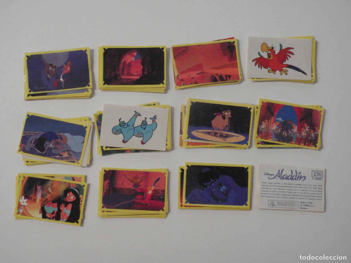 Cromos de f&uacute;tbol: LOTE 142 cromos ALADDIN diferentes y sin pegar. PANINI STICKERS a&ntilde;o 1992