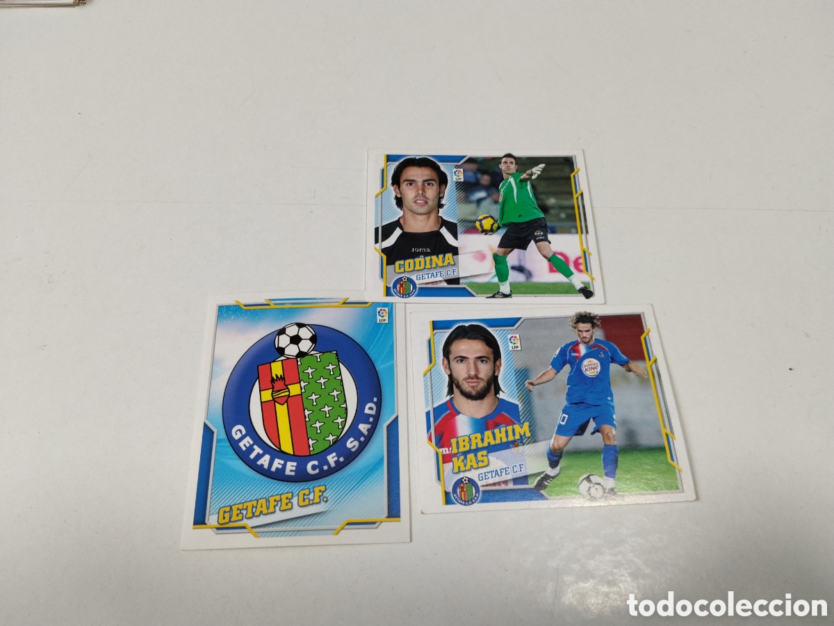 Cromos de f&uacute;tbol: 3 Cromos Getafe C.F. 2010-2011