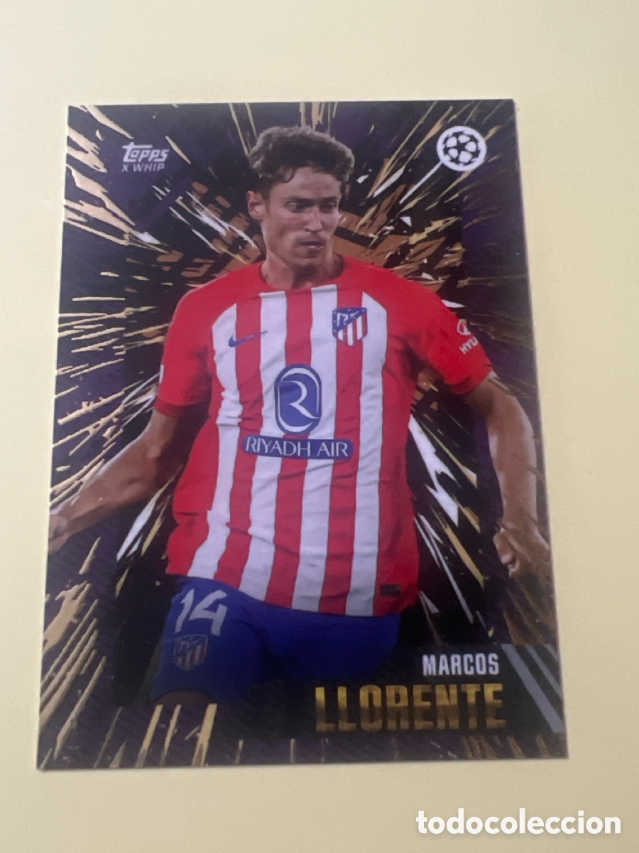 Cromos de f&uacute;tbol: C9669. Marcos Llorente - Atletico Madrid - Topps GOLD UEFA Champions League 2023 2024 23 24