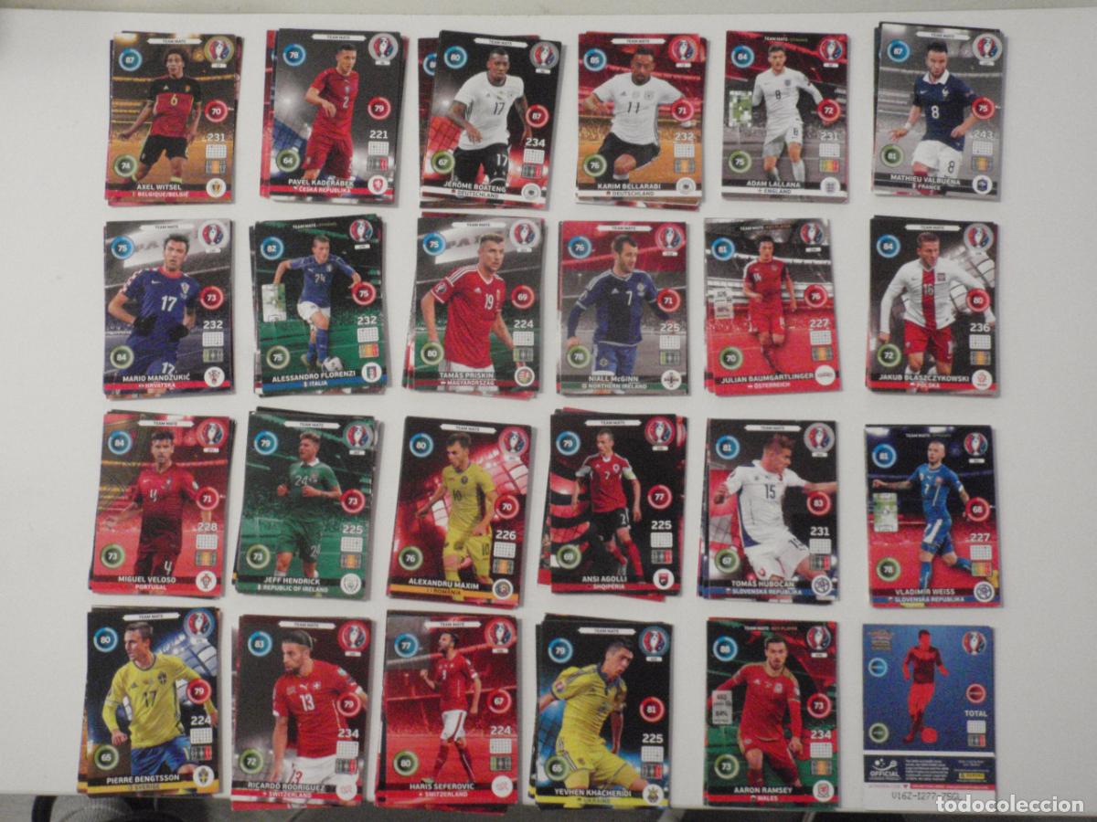 Cromos de f&uacute;tbol: Fichas LOTE 133 cromos diferentes. Trading Cards UEFA EURO 2016 ADRENALYN XL de PANINI. 16