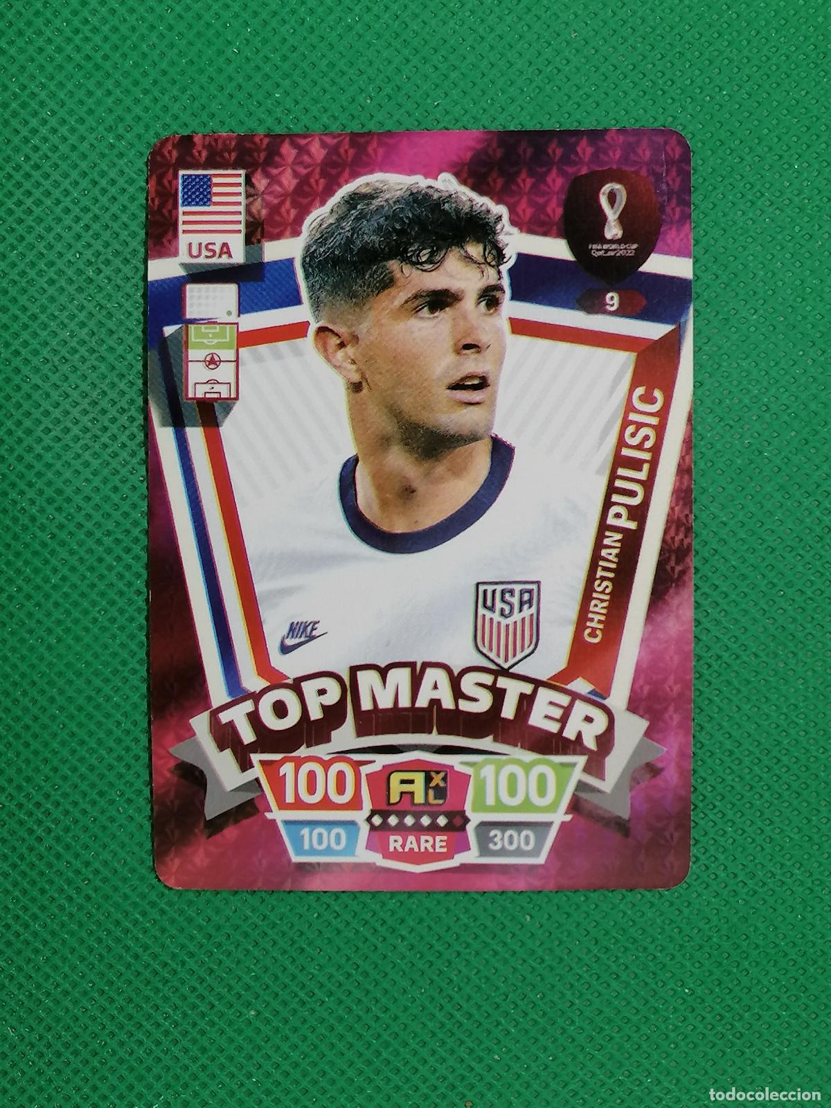 Cromos de f&uacute;tbol: CHRISTIAN PULISIC USA ⚽ WORLD FOOBALL STARS QATAR CARD FANCARD ⚽