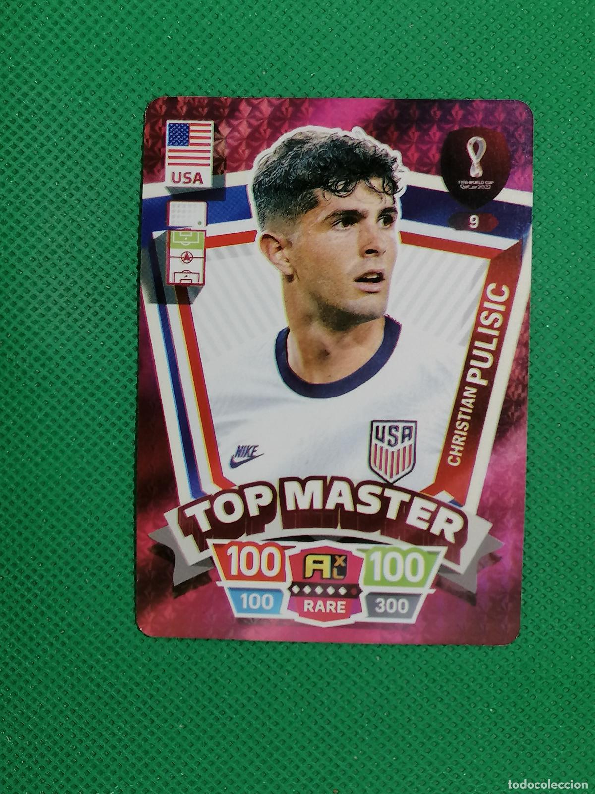 Cromos de f&uacute;tbol: CHRISTIAN PULISIC USA ⚽ WORLD FOOBALL STARS QATAR CARD FANCARD ⚽