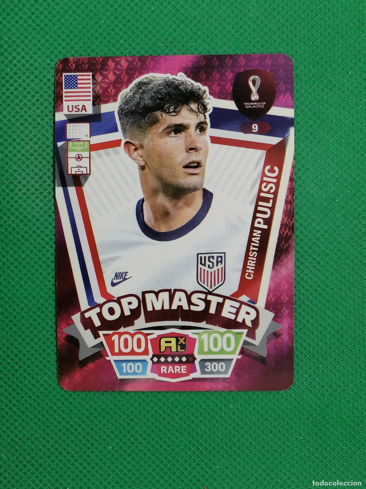 Cromos de f&uacute;tbol: CHRISTIAN PULISIC USA ⚽ WORLD FOOBALL STARS QATAR CARD FANCARD ⚽
