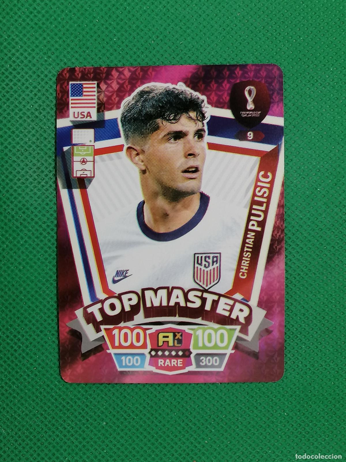 Cromos de f&uacute;tbol: CHRISTIAN PULISIC USA ⚽ WORLD FOOBALL STARS QATAR CARD FANCARD ⚽