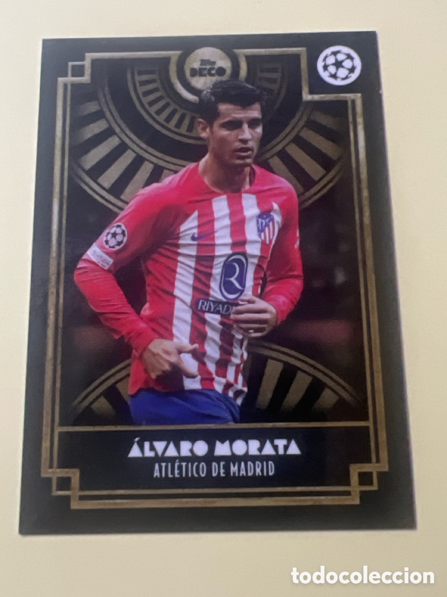 Cromos de f&uacute;tbol: C9674. TOPPS DECO 23-24 : ALVARO MORATA ( AT.MADRID )