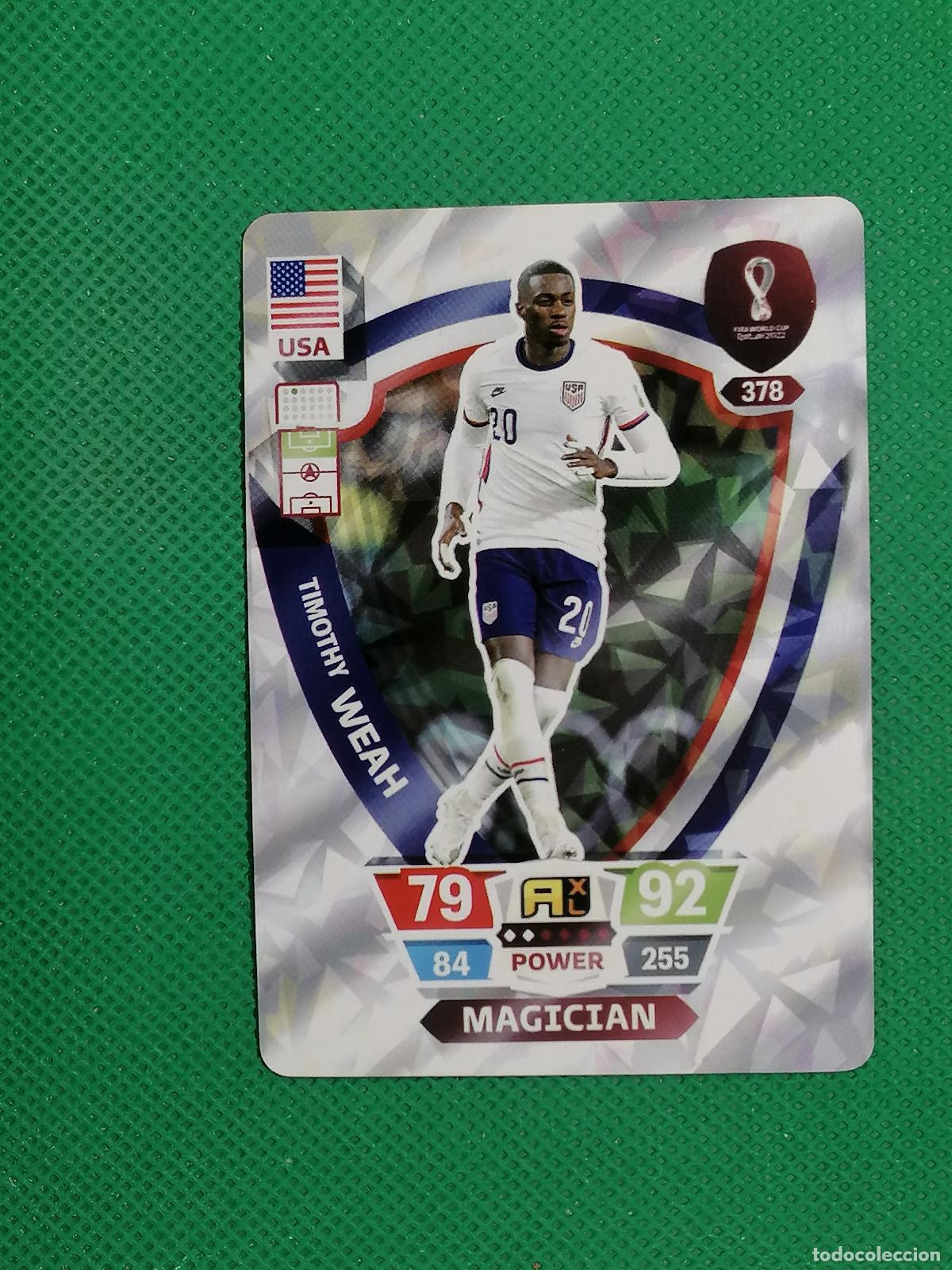 Cromos de f&uacute;tbol: TIMOTHY WEAH USA ⚽ WORLD FOOTBALL STARS QATAR CARD FANCARD ⚽
