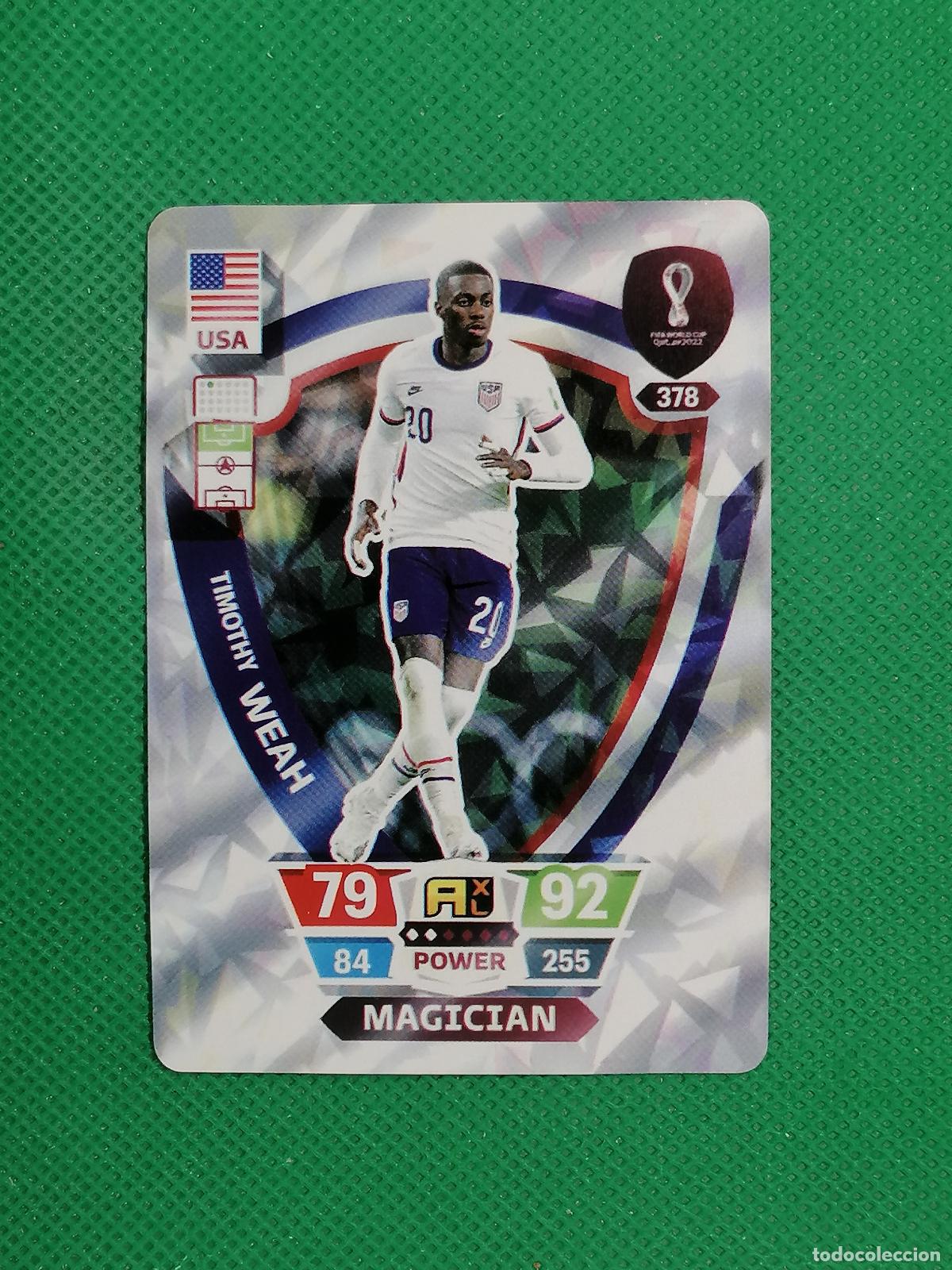 Cromos de f&uacute;tbol: TIMOTHY WEAH USA ⚽ WORLD FOOTBALL STARS QATAR CARD FANCARD ⚽