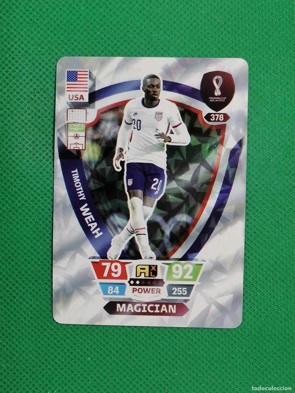 Cromos de f&uacute;tbol: TIMOTHY WEAH USA ⚽ WORLD FOOTBALL STARS QATAR CARD FANCARD ⚽
