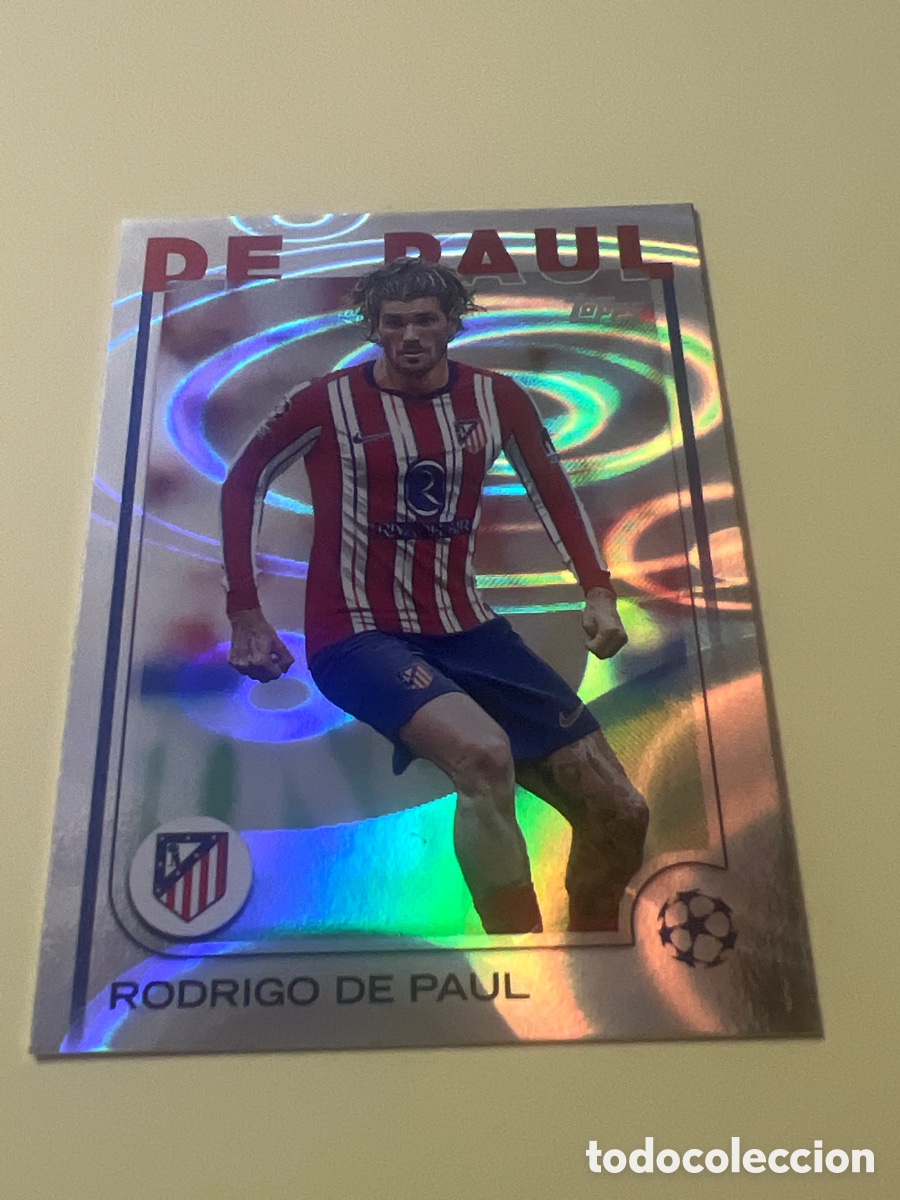 Cromos de f&uacute;tbol: C9677. 192 RODRIGO DE PAUL ATLETICO DE MADRID PARALELA TOPPS UCC 24 25 2024 2025