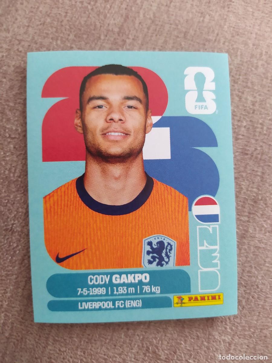 Cromos de f&uacute;tbol: NED 20 NED20 Cody GAKPO Pa&iacute;ses Bajos Holanda Mundial 2026 Panini