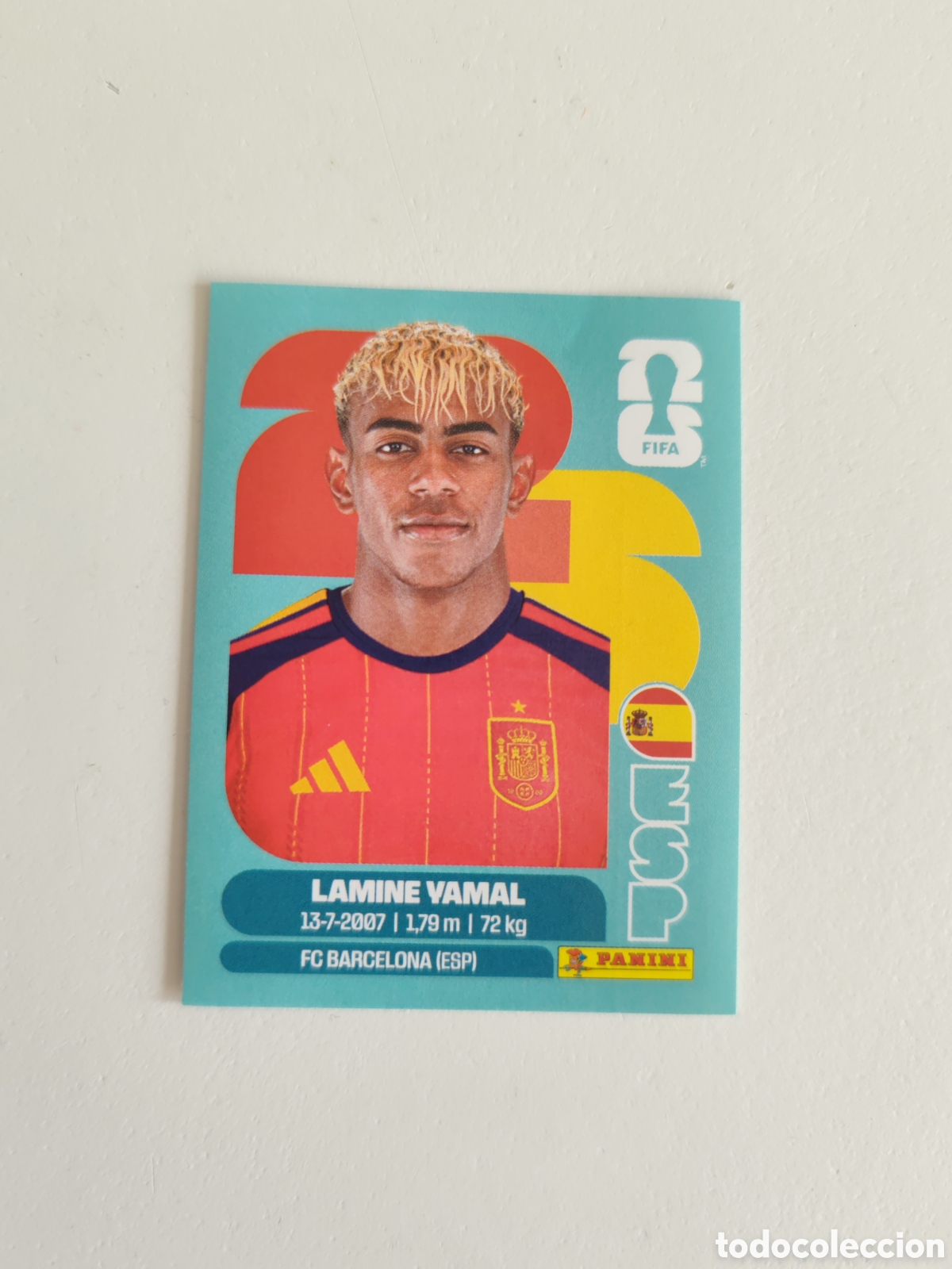 Cromos de f&uacute;tbol: CROMO LAMINE YAMAL ESPA&Ntilde;A ESP 15 MUNDIAL 2026 FIFA WORLD CUP 26