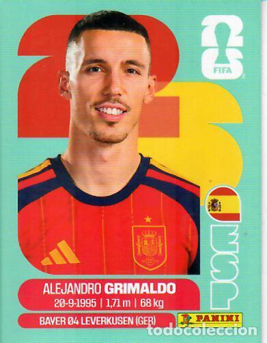 Figurine di Calcio: CROMO PANINI MUNDIAL WORLD CUP 2026 - UPDATE SET ACTUALIZACI&Oacute;N - GRIMALDO - ESPA&Ntilde;A