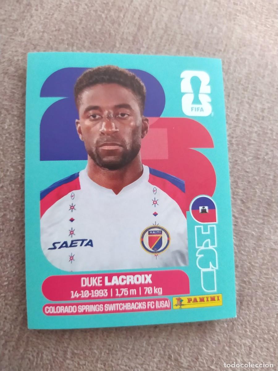 Cromos de f&uacute;tbol: HAI 07 HAI7 Duke LACROIX 7 Hait&iacute; Mundial 2026 Panini