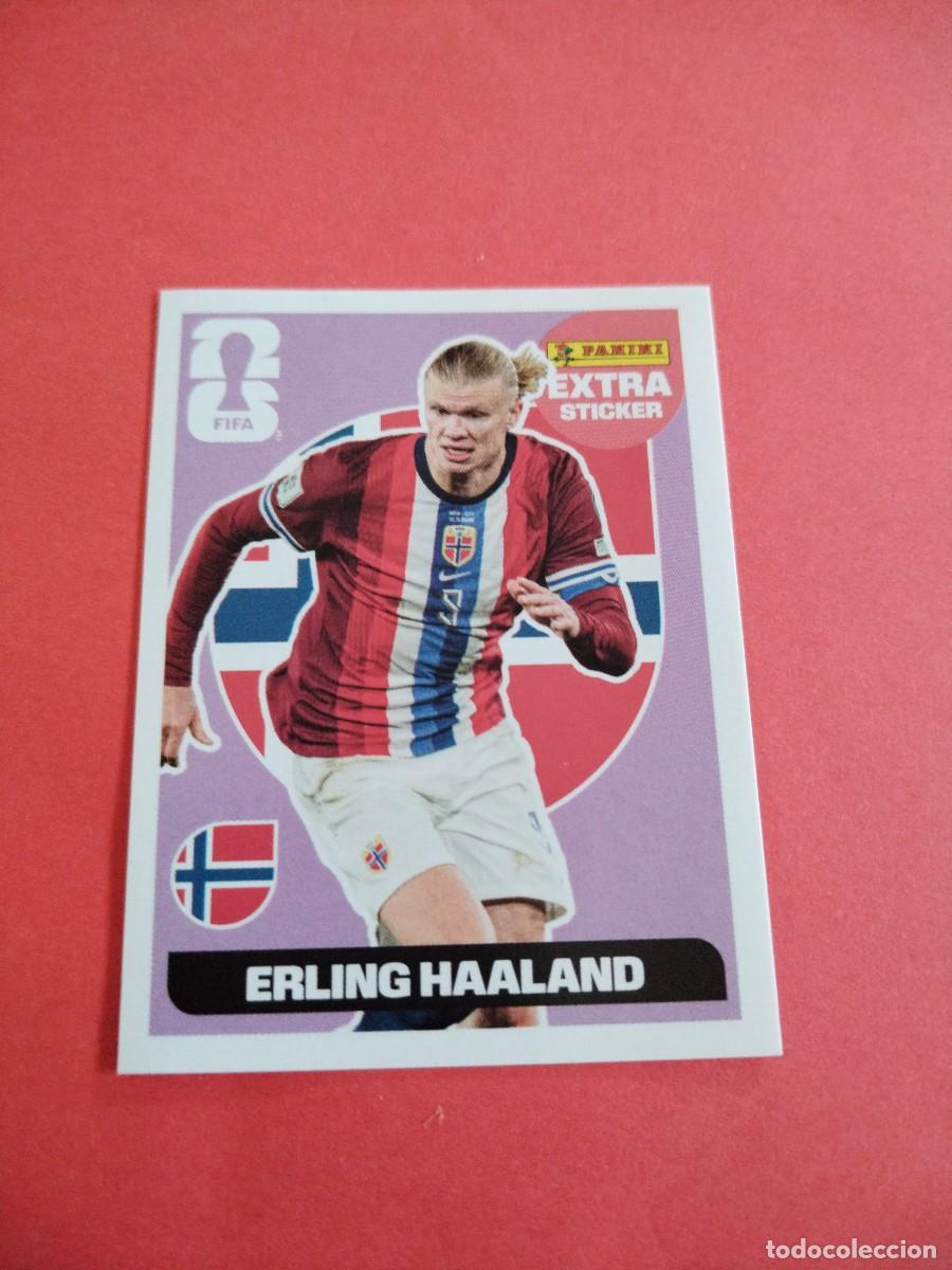 Cromos de f&uacute;tbol: EXTRA STICKER MUNDIAL 2026 BASE ERLING HAALAND