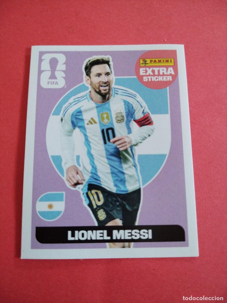 Cromos de f&uacute;tbol: EXTRA STICKER MUNDIAL 2026 BASE LIONEL MESSI