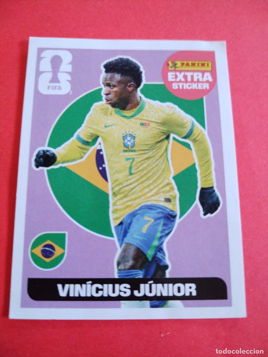 Cromos de f&uacute;tbol: EXTRA STICKER MUNDIAL 2026 BASE VINICIUS JUNIOR