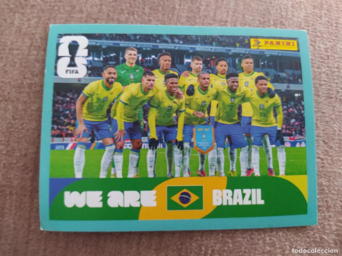 Cromos de f&uacute;tbol: BRA 13 BRA13 EQUIPO Brasil Mundial 2026 Panini