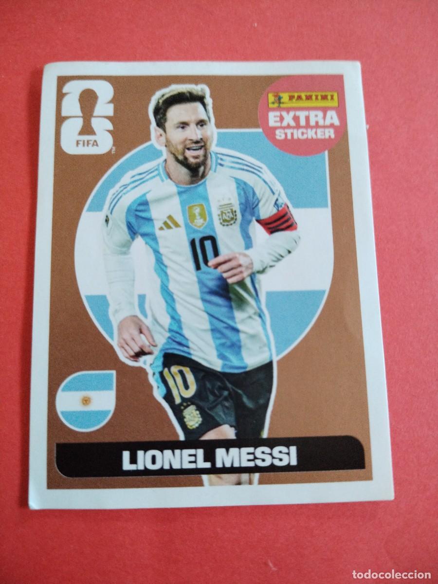 Cromos de f&uacute;tbol: EXTRA STICKER MUNDIAL 2026 BRONCE LIONEL MESSI