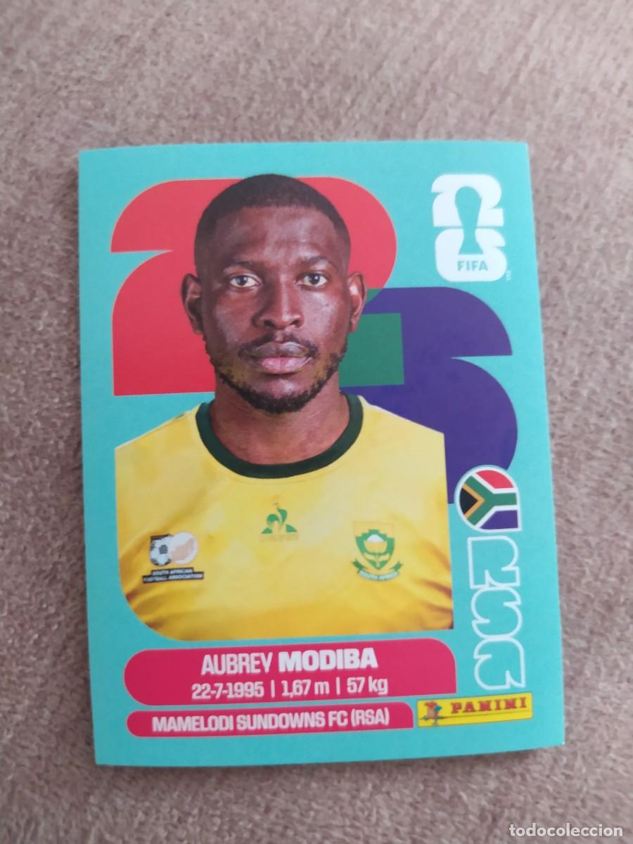 Cromos de f&uacute;tbol: RSA 04 RSA4 Aubrey MODIBA 4 Sud&aacute;frica Mundial 2026 Panini