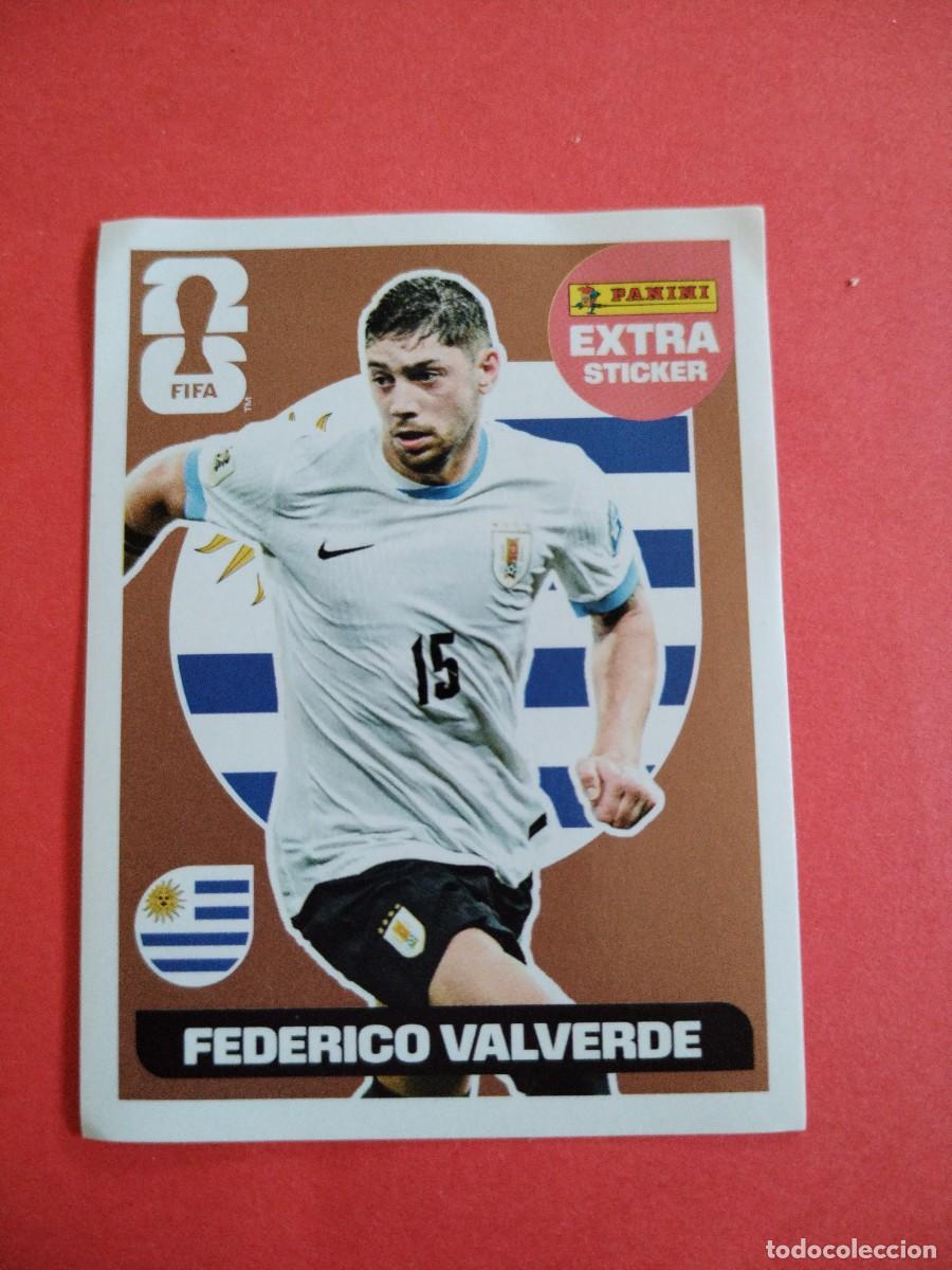 Cromos de f&uacute;tbol: EXTRA STICKER MUNDIAL 2026 BRONCE FEDERICO VALVERDE