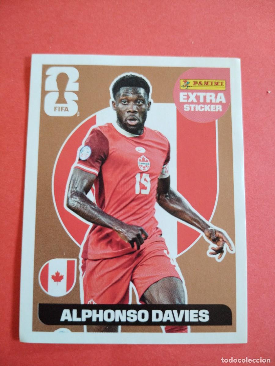 Cromos de f&uacute;tbol: EXTRA STICKER MUNDIAL 2026 BRONCE ALPHONSO DAVIES