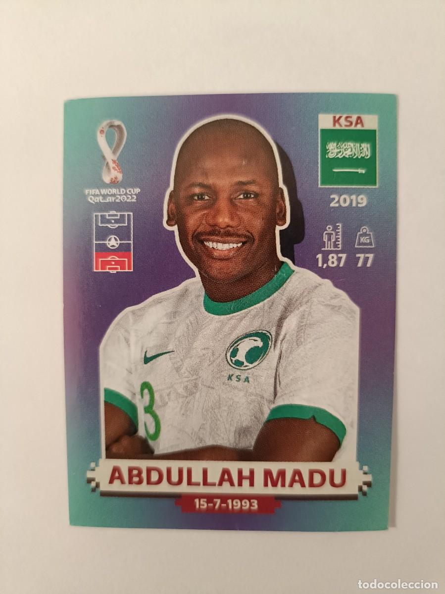 Fu&szlig;ball-Sticker: #KSA 11 ABDULLAH MADU (ARABIA SAUDI) MUNDIAL QATAR 2022 PANINI