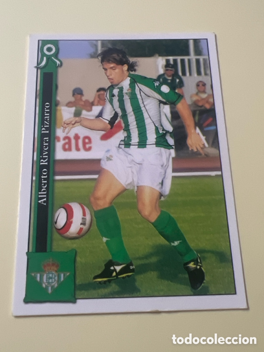 Fu&szlig;ball-Sticker: C9686. RIVERA REAL BETIS 64 ERROR LAS FICHAS DE LA LIGA 2006 MUNDICROMO 2005-06 05 06