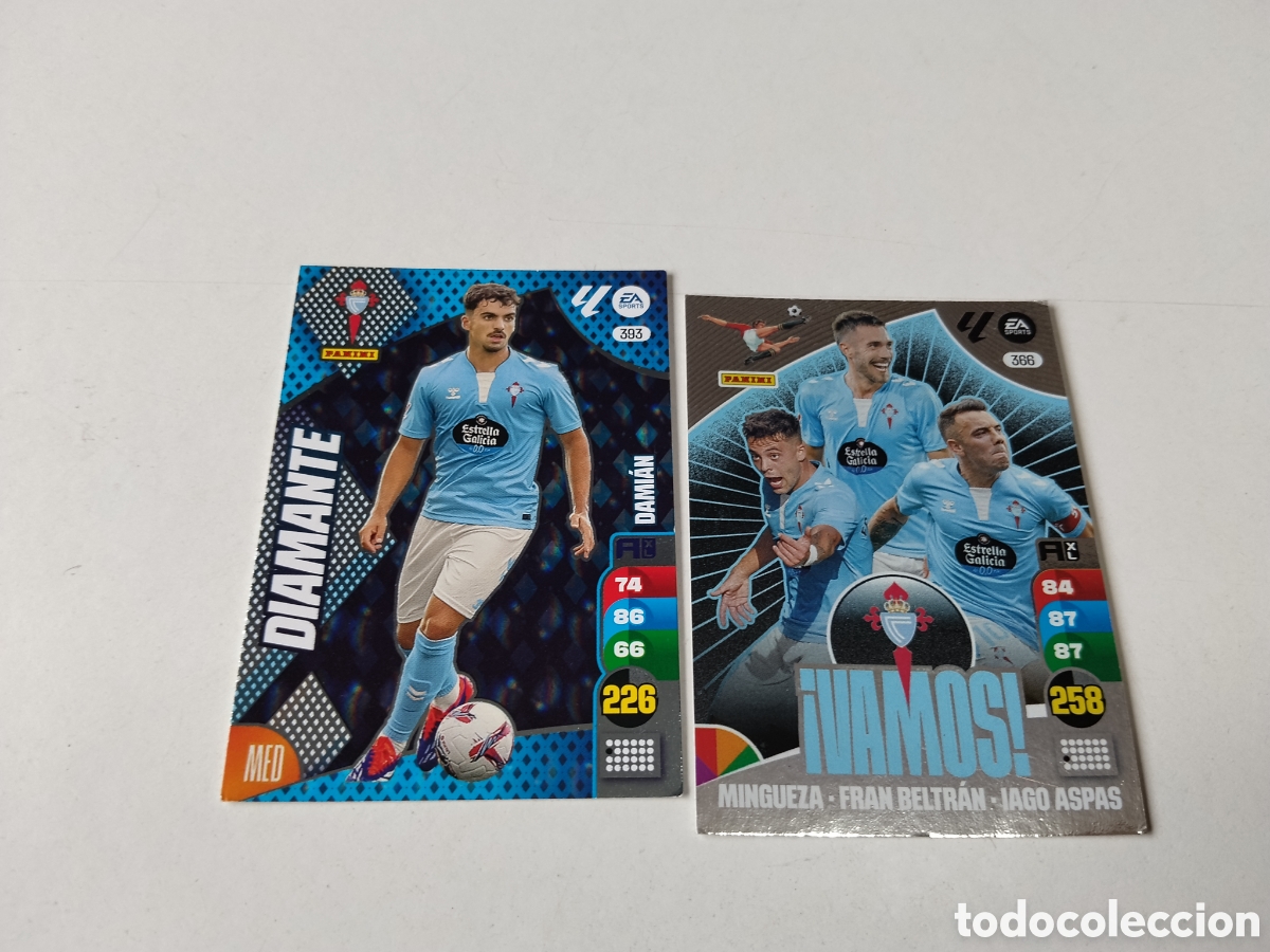 Fu&szlig;ball-Sticker: 2 Cromos Celta de Vigo 2024-2025