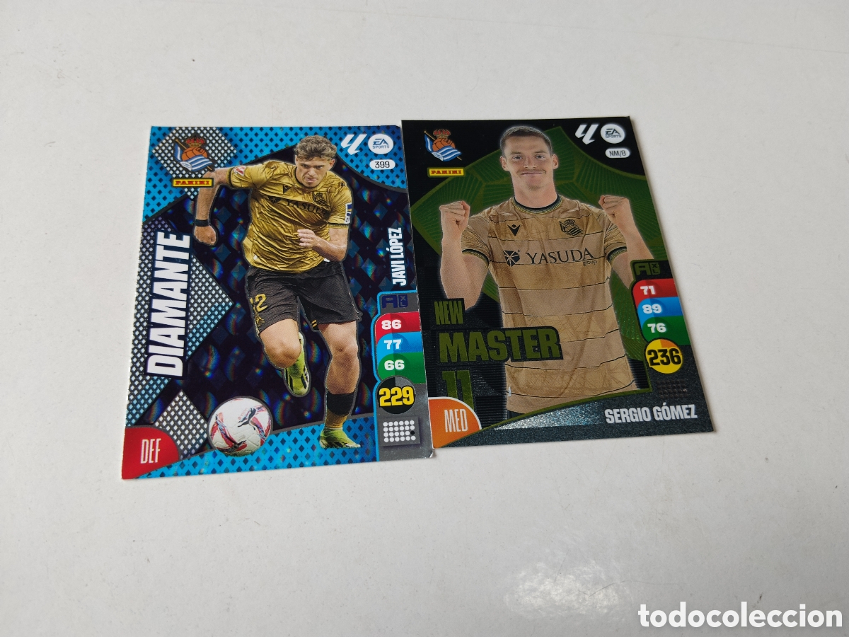 Fu&szlig;ball-Sticker: 2 Cromos Real Sociedad 2024-2025