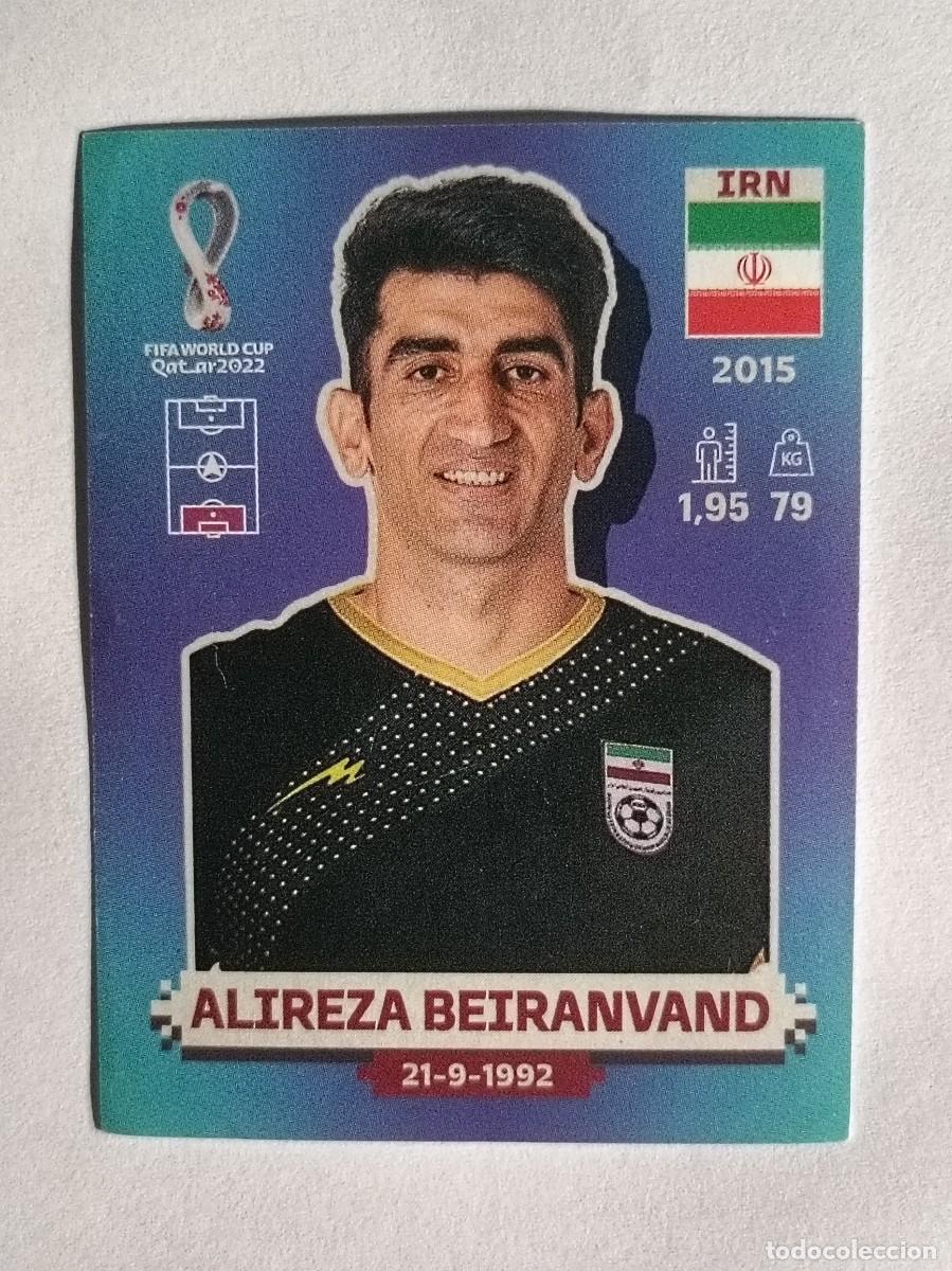 Cartes &agrave; collectionner de Football: #IRN 4 ALIREZA BEIRANVAND (IRAN) MUNDIAL QATAR 2022 PANINI