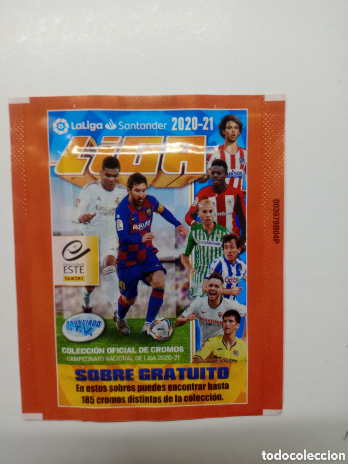 Cartes &agrave; collectionner de Football: SOBRE DE CROMOS SIN ABRIR LIGA ESTE 2020-21 GRATUITO CON DOBLE N&Uacute;MERO LATERAL