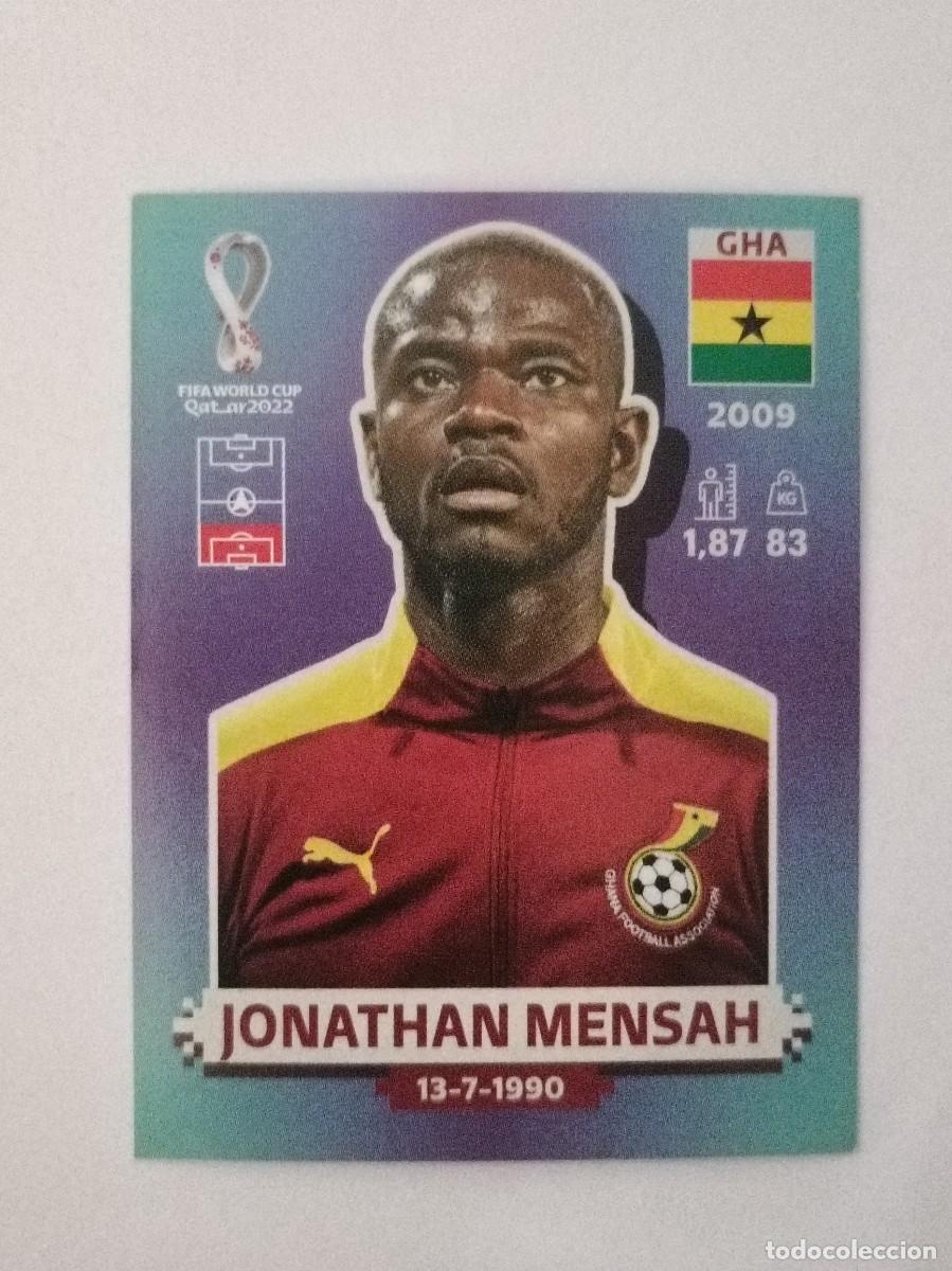 Cromos de f&uacute;tbol: #GHA 9 JONATHAN MENSAH (GHANA) MUNDIAL QATAR 2022 PANINI