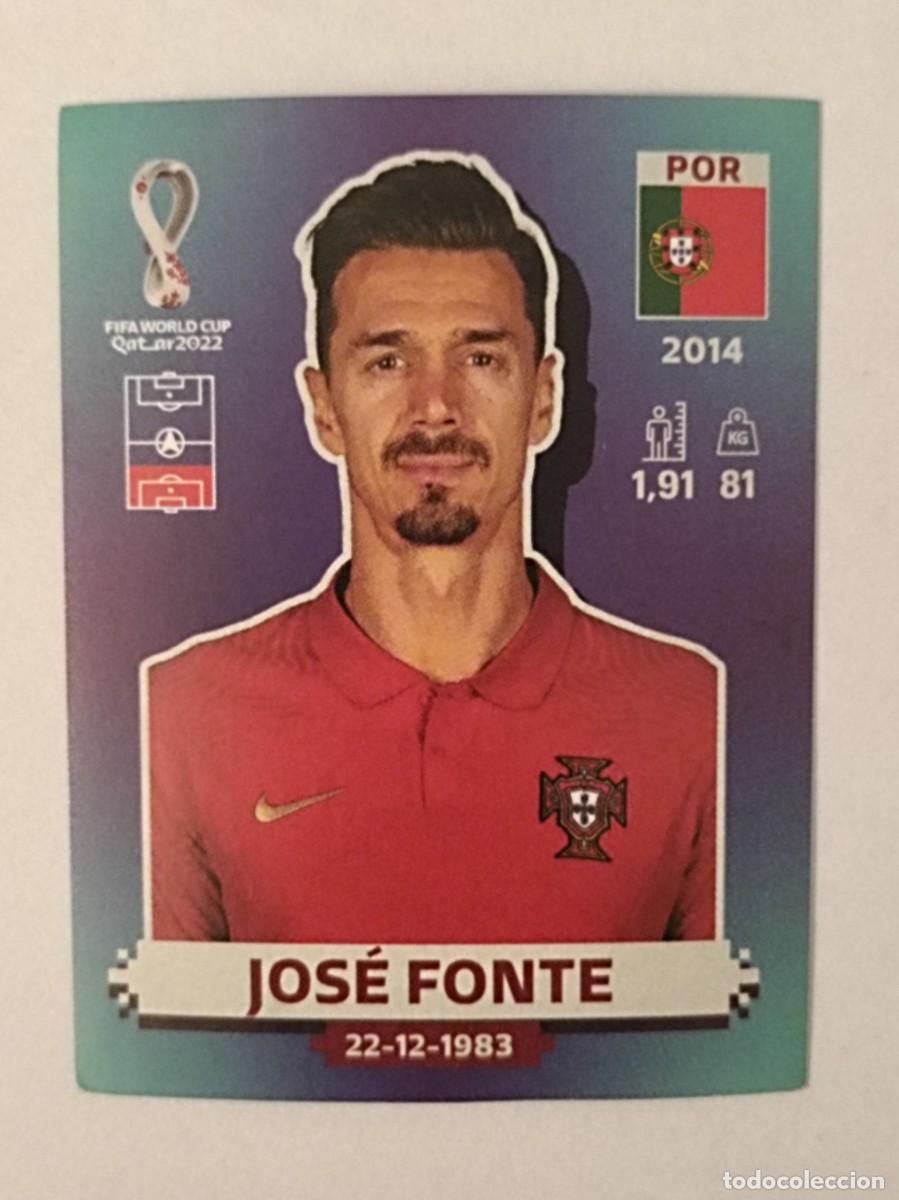 Cromos de f&uacute;tbol: #POR 6 JOSE FONTE (PORTUGAL) MUNDIAL QATAR 2022 PANINI