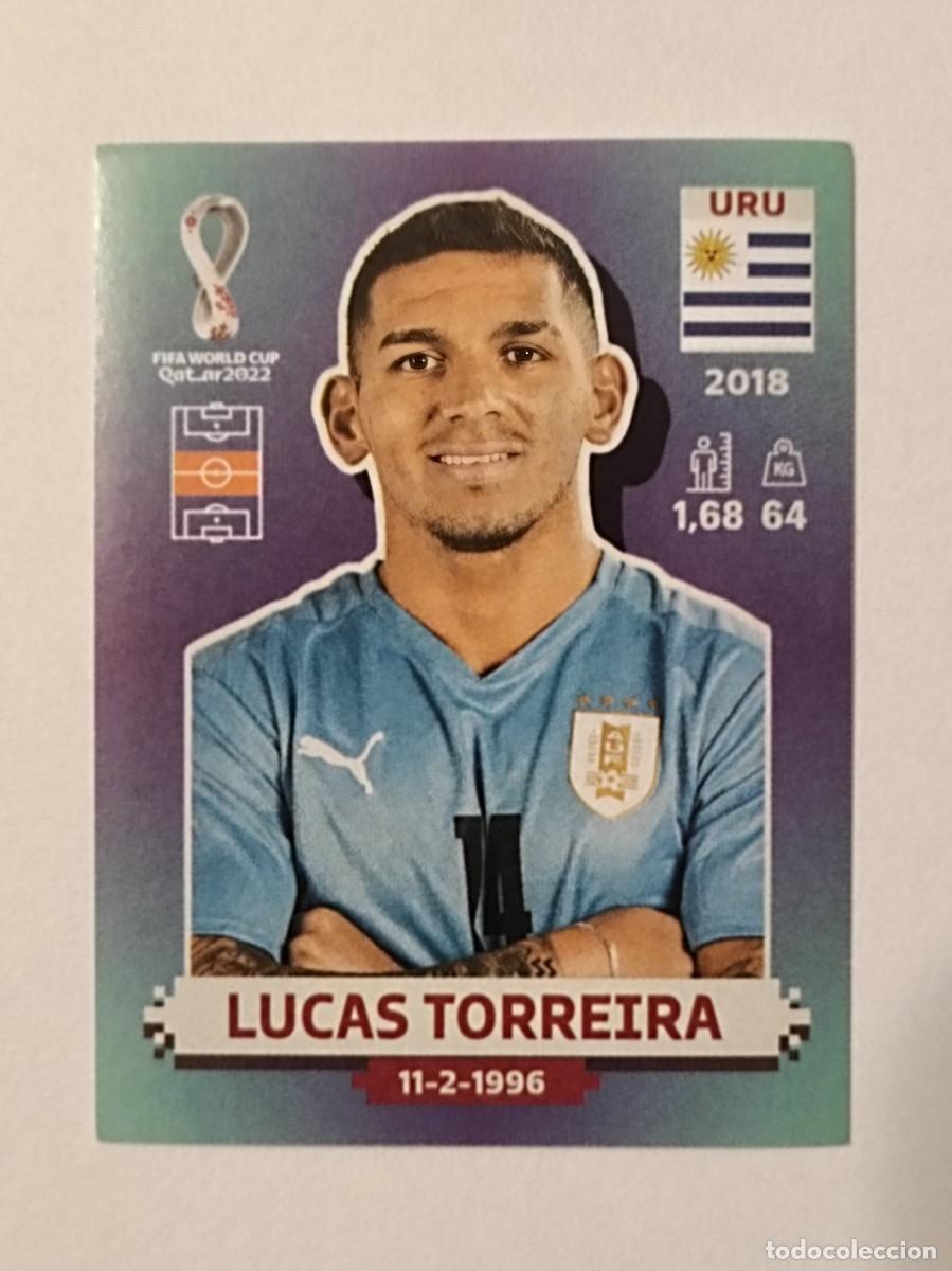 Cromos de f&uacute;tbol: #URU 14 LUCAS TORREIRA (URUGUAY) MUNDIAL QATAR 2022 PANINI
