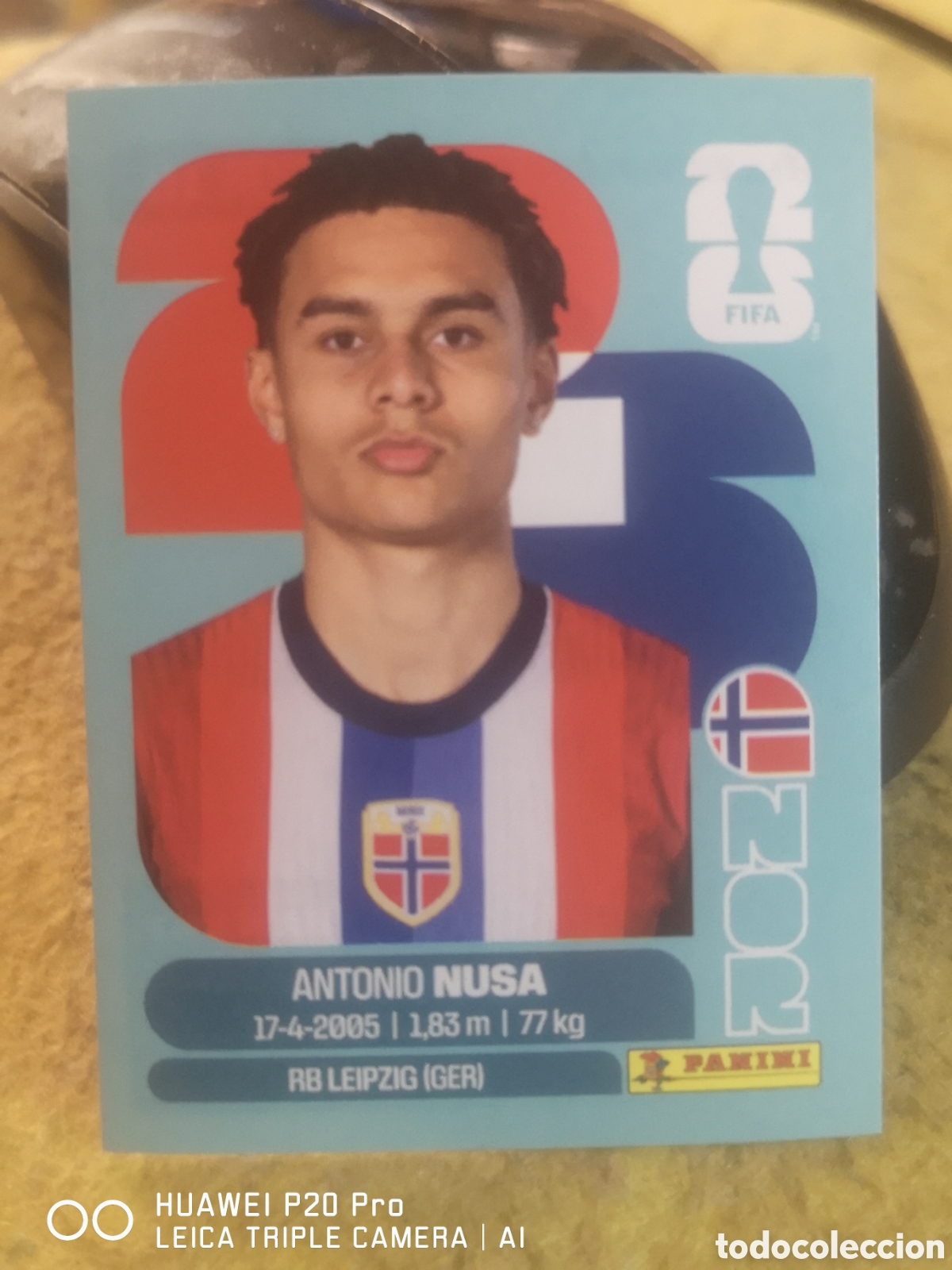 Cromos de f&uacute;tbol: FIFA WORLD CUP MUNDIAL 2026 ANTONIO NUSA - NOR 19