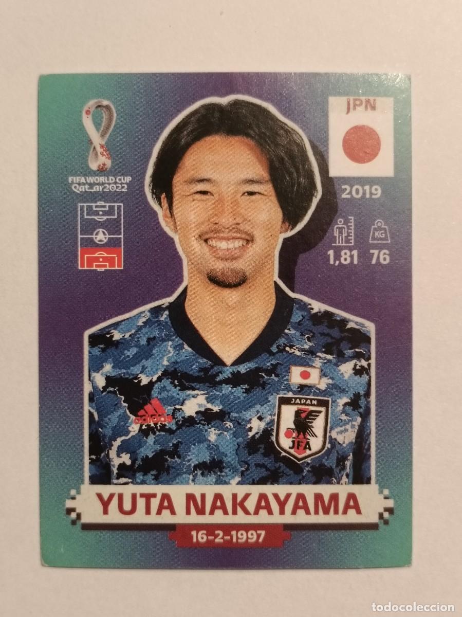 Cromos de f&uacute;tbol: #JPN 6 YUTA NAKAYAMA (JAPON) MUNDIAL QATAR 2022 PANINI