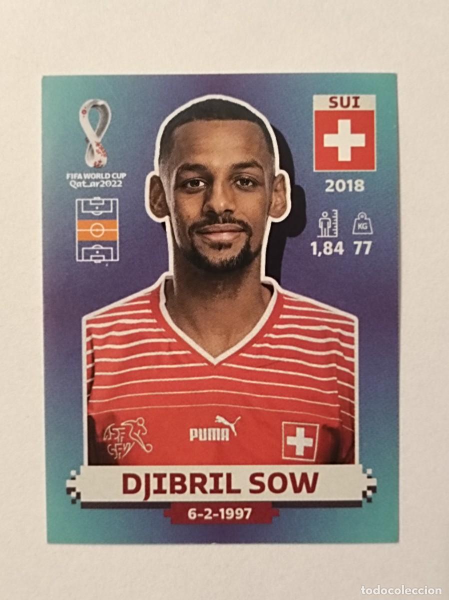 Cromos de f&uacute;tbol: #SUI 13 DJIBRIL SOW (SUIZA) MUNDIAL QATAR 2022 PANINI