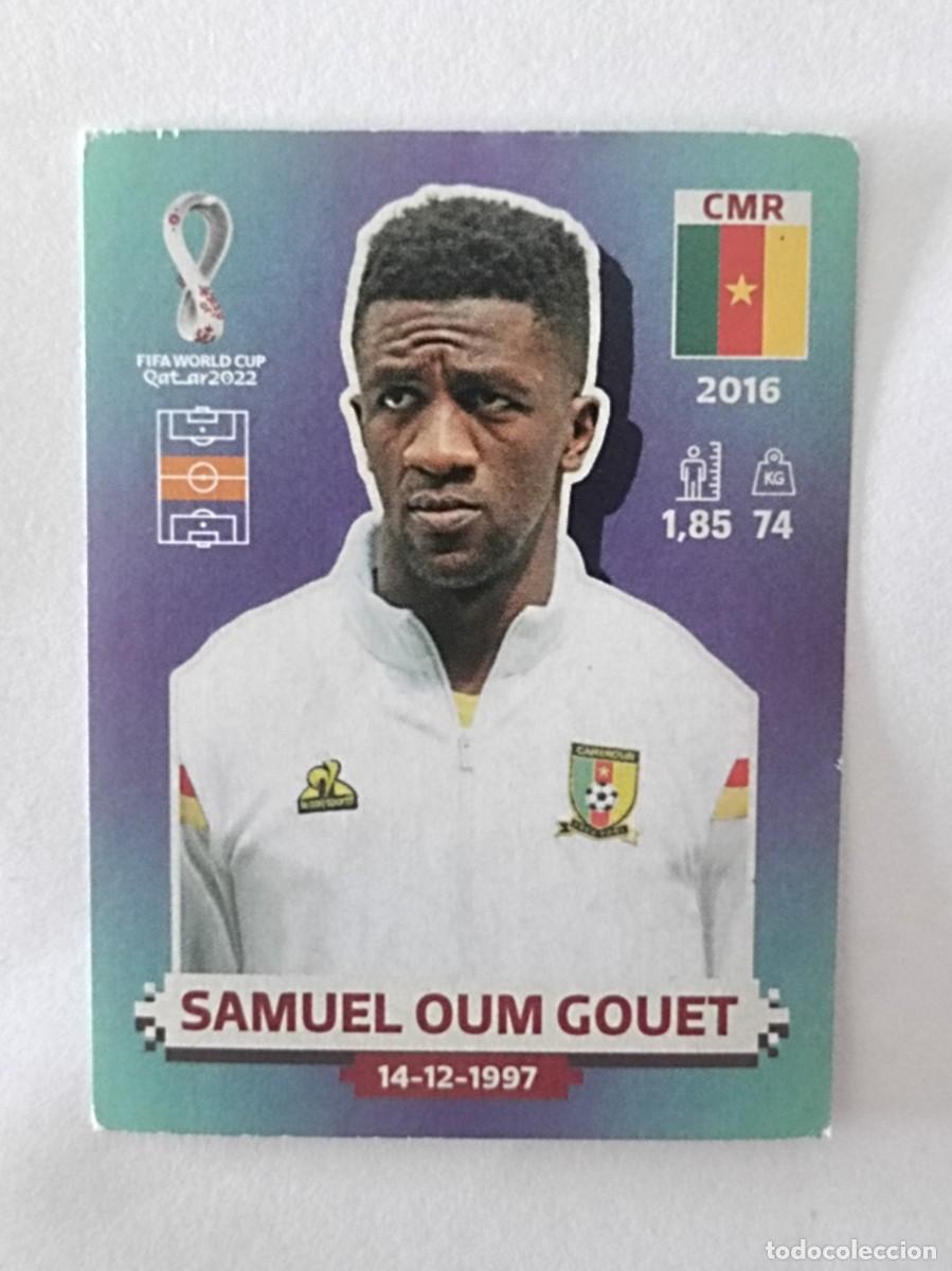 Cromos de f&uacute;tbol: #CMR 14 SAMUEL OUM GOUET (CAMERUN) MUNDIAL QATAR 2022 PANINI