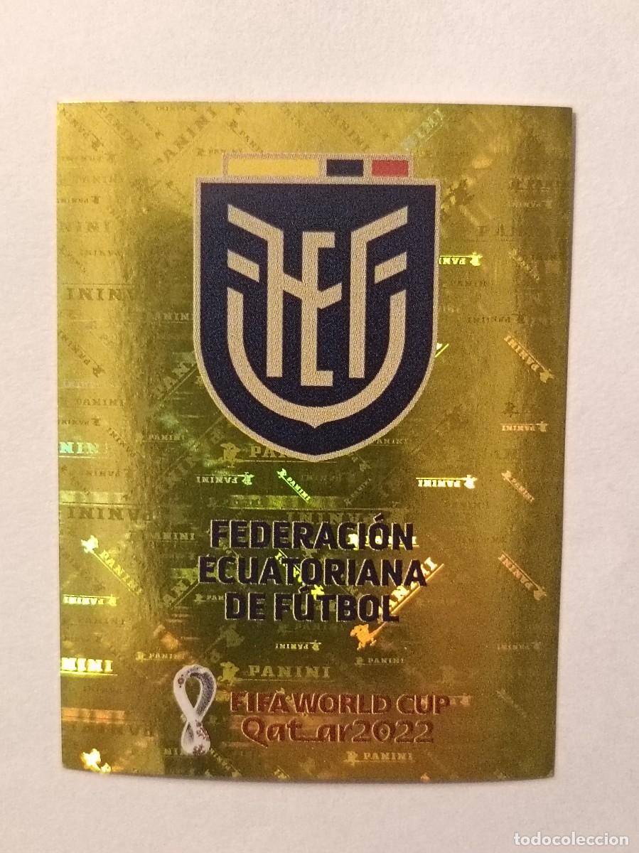 Cromos de f&uacute;tbol: #ECU 2 ESCUDO (ECUADOR) MUNDIAL QATAR 2022 PANINI