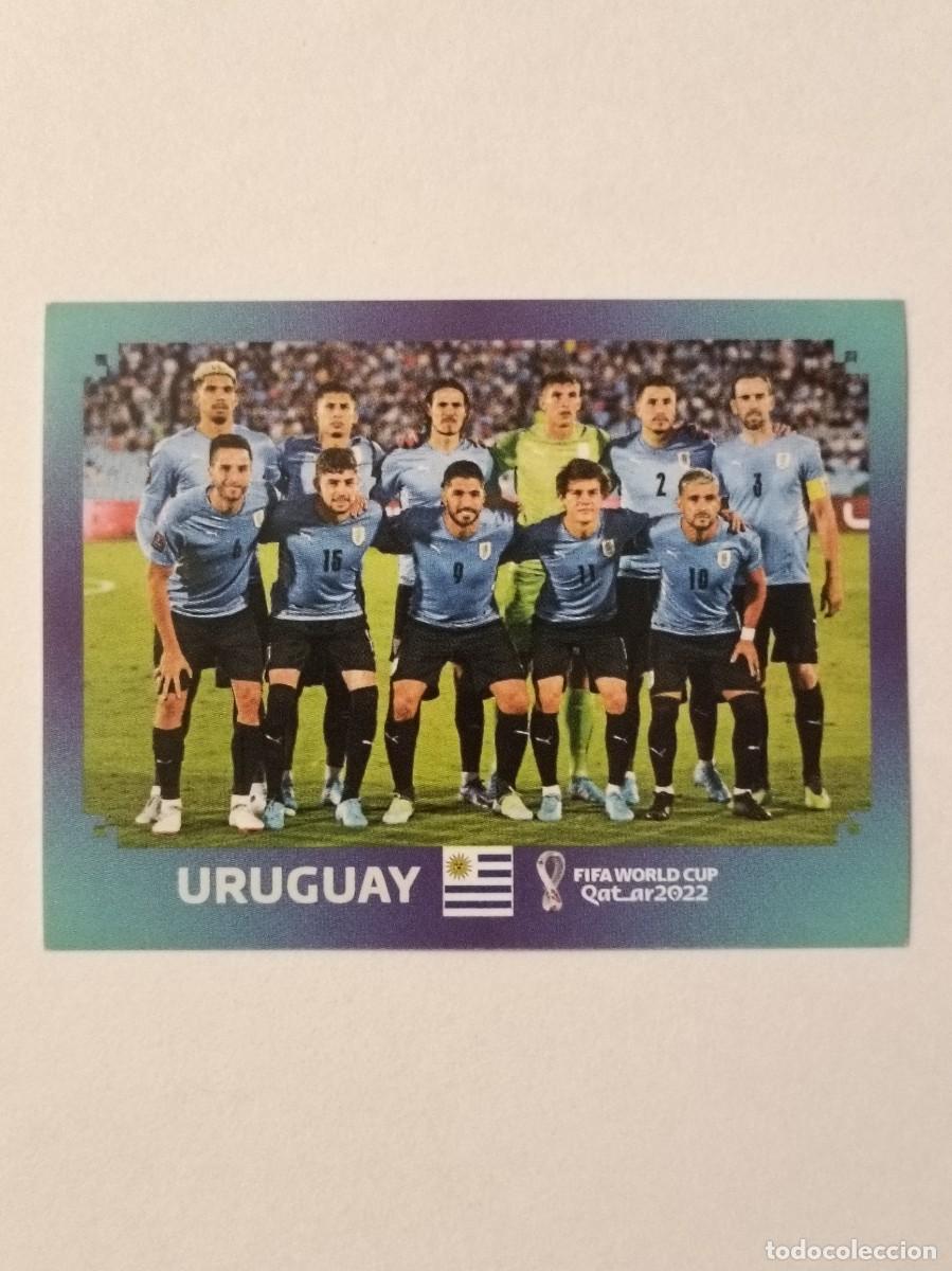 Cromos de f&uacute;tbol: #URU 1 EQUIPO (URUGUAY) MUNDIAL QATAR 2022 PANINI