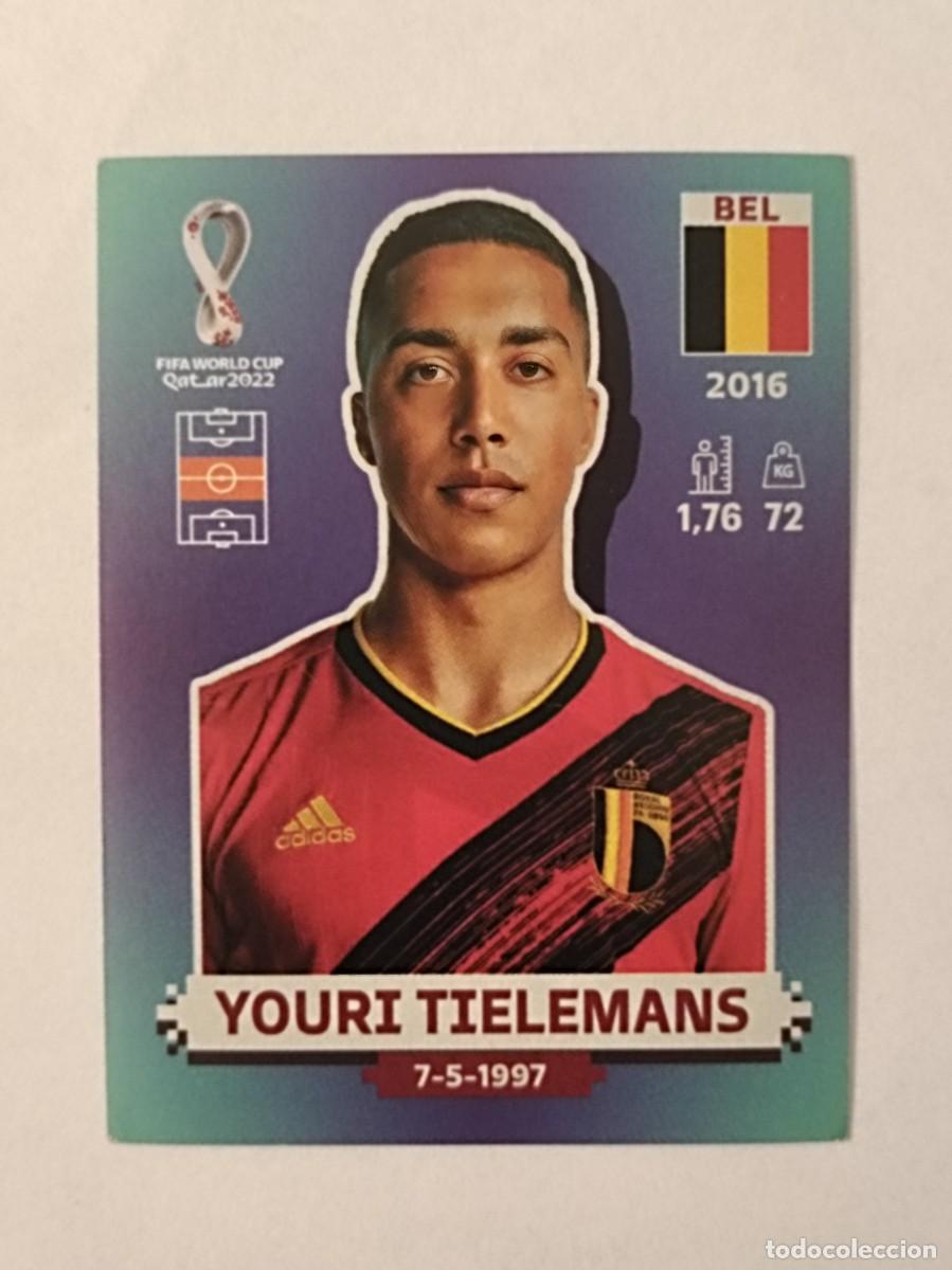 Cromos de f&uacute;tbol: #BEL 14 YOURI TIELEMANS (BELGICA) MUNDIAL QATAR 2022 PANINI