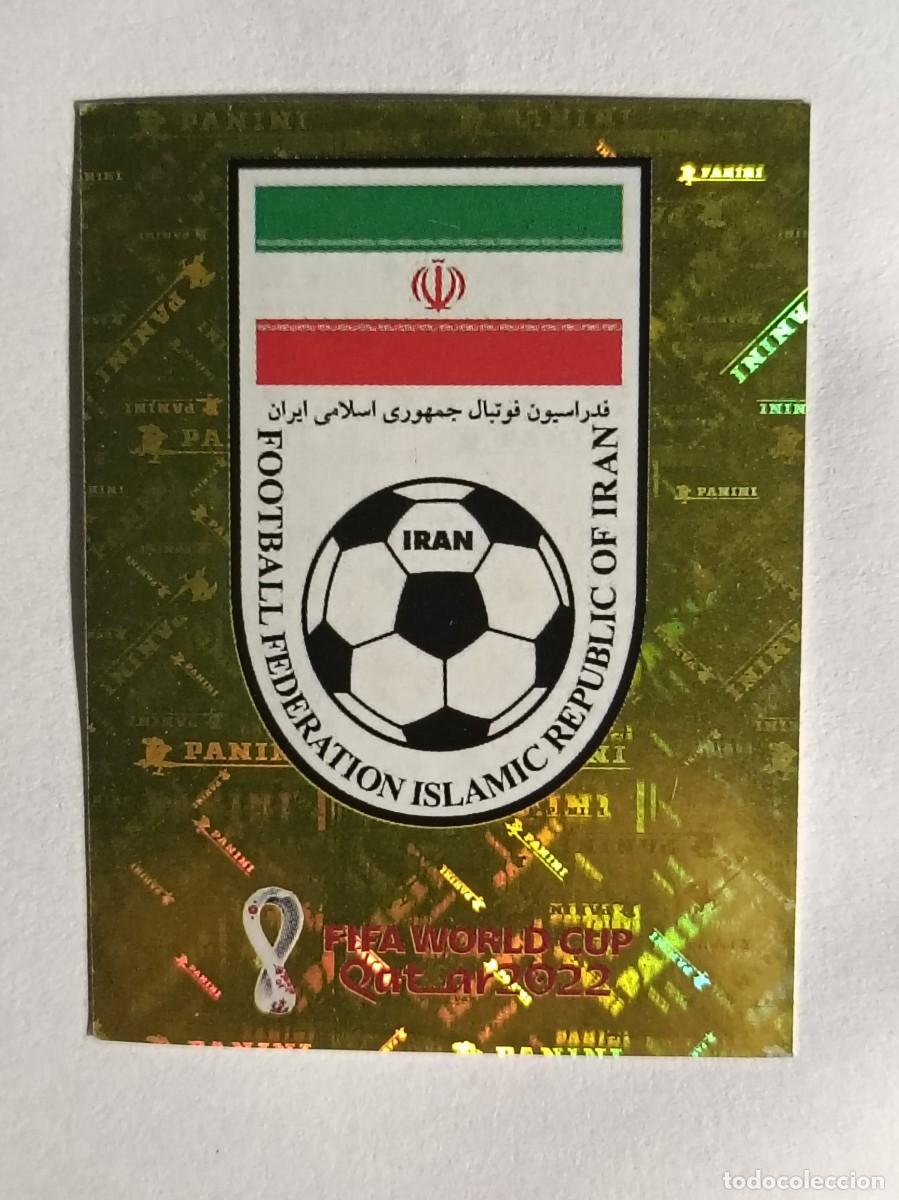 Cromos de f&uacute;tbol: #IRN 2 ESCUDO (IRAN) MUNDIAL QATAR 2022 PANINI