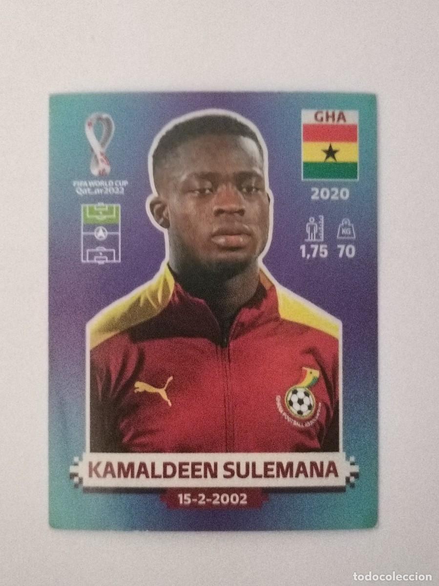 Figurine di Calcio: #GHA 20 KAMALDEEN SULEMANA (GHANA) MUNDIAL QATAR 2022 PANINI
