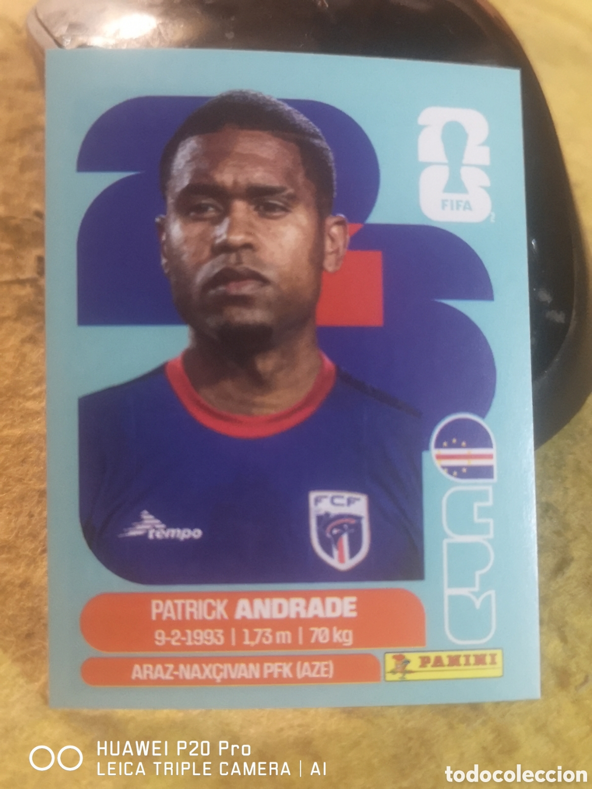 Cromos de f&uacute;tbol: FIFA WORLD CUP MUNDIAL 2026 PATRICK ANDRADE - CPV 11