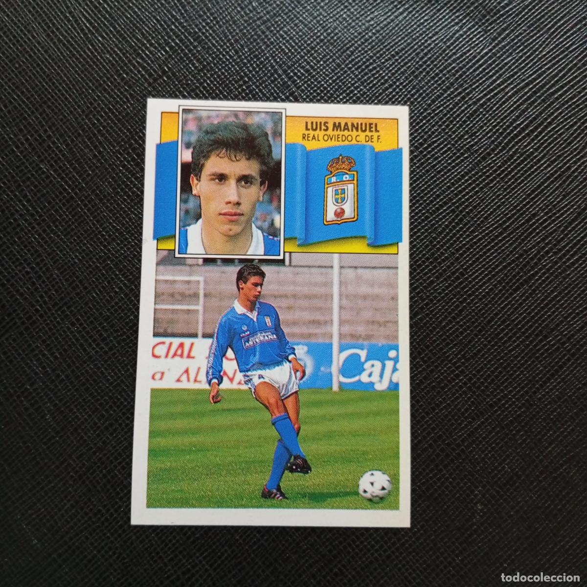 Cromos de f&uacute;tbol: LUIS MANUEL OVIEDO ESTE 1990 1991 CROMO FUTBOL LIGA 90 91 - SIN PEGAR - A37 PG496