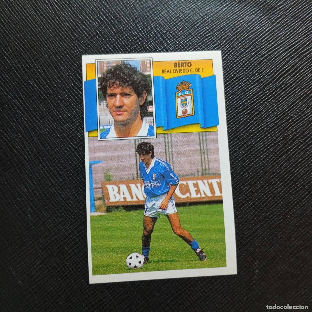 Cromos de f&uacute;tbol: BERTO OVIEDO ESTE 1990 1991 CROMO FUTBOL LIGA 90 91 - SIN PEGAR - A37 PG505