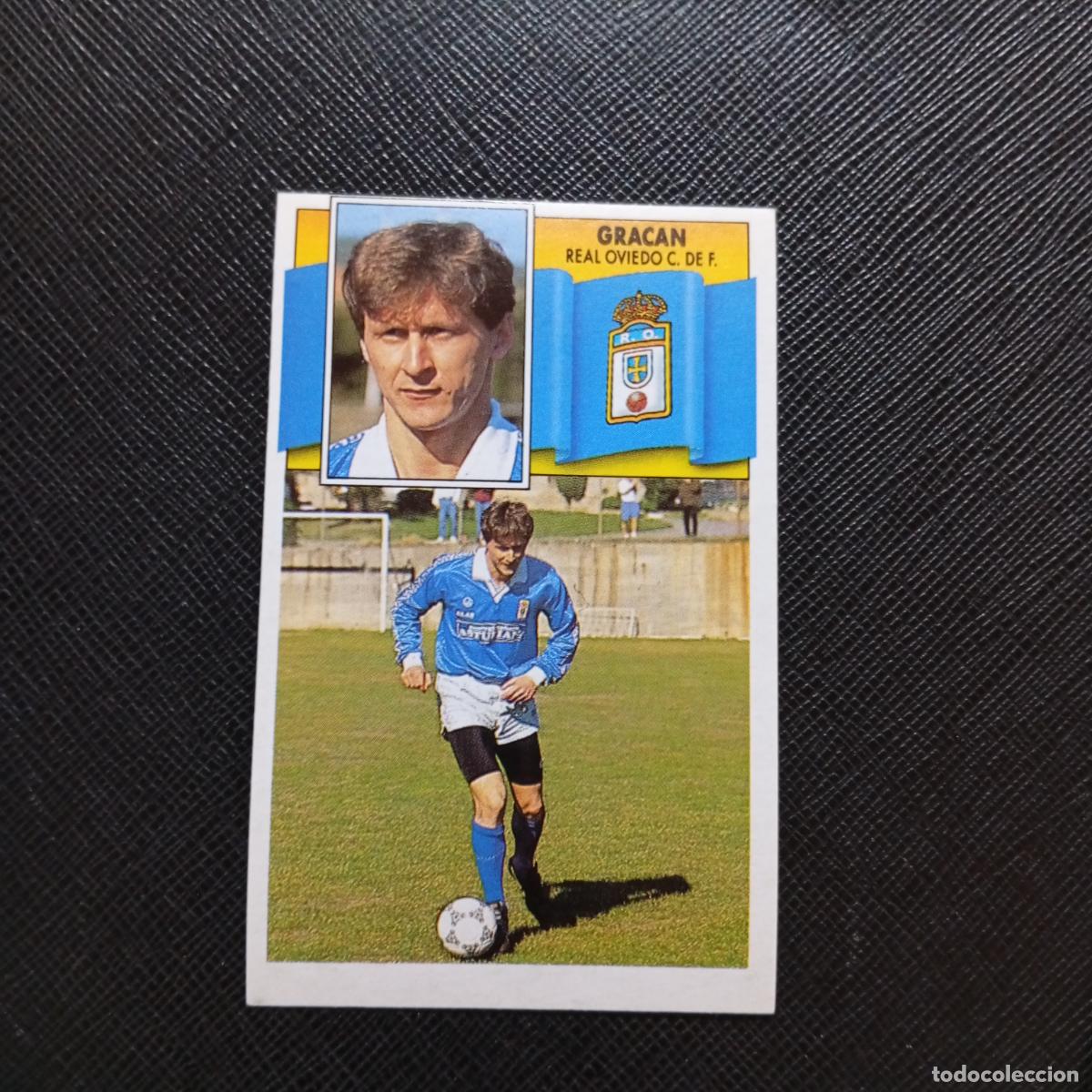 Cromos de f&uacute;tbol: GRACAN OVIEDO ESTE 1990 1991 CROMO FUTBOL LIGA 90 91 - SIN PEGAR - A37 PG505