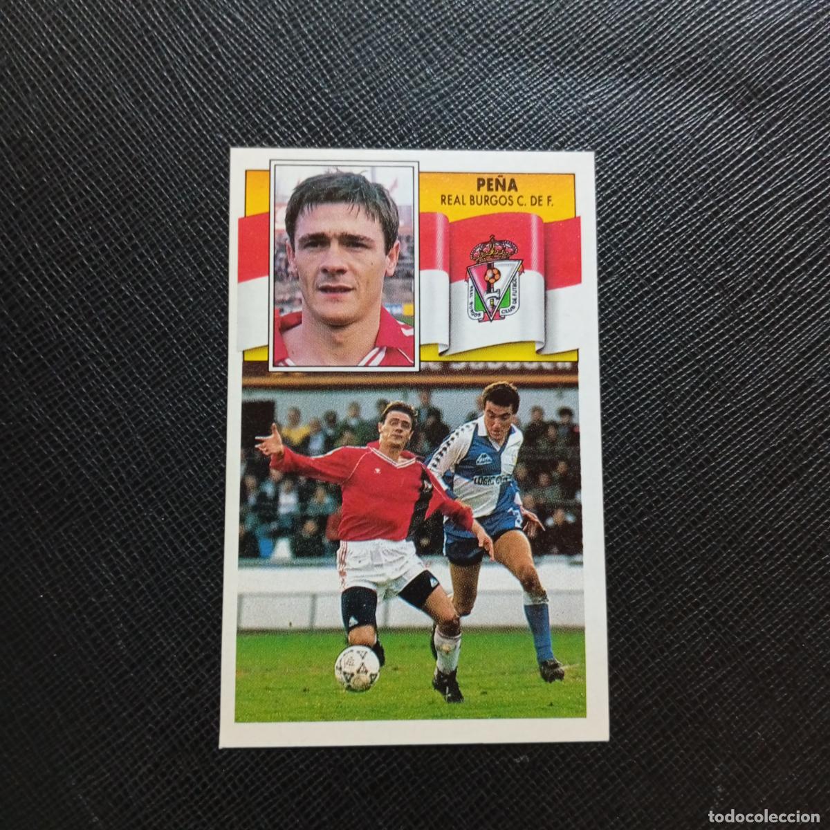 Cromos de f&uacute;tbol: PE&Ntilde;A BURGOS ESTE 1990 1991 CROMO FUTBOL LIGA 90 91 - SIN PEGAR - A37 PG514
