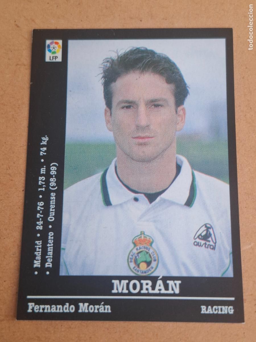 Cromos de f&uacute;tbol: PANINI LIGA 2000 2001 00 01 - 253A MOR&Aacute;N - RACING SANTANDER ( NUNCA PEGADO )